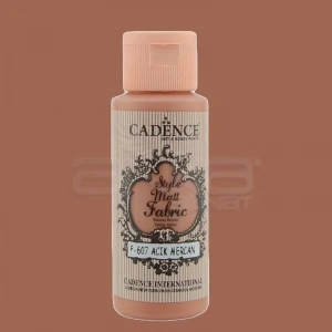 Cadence Style Matt Fabric Kumaş Boyası 59ml F607 Açık Mercan-Light Coral