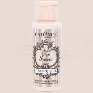 Cadence Style Matt Fabric Kumaş Boyası 59ml F610 Pastel Pembe-Pastel Pink