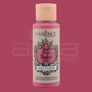 Cadence Style Matt Fabric Kumaş Boyası 59ml F612 Fuşya-Fuchsia