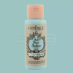 Cadence Style Matt Fabric Kumaş Boyası 59ml F617 Bebek Mavi-baby Blue