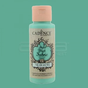 Cadence Style Matt Fabric Kumaş Boyası 59ml F621 Açık Nane Yeşili-Light Mint Green