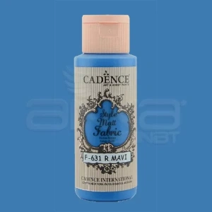 Cadence Style Matt Fabric Kumaş Boyası 59ml F631 Royal Mavi-royal Blue