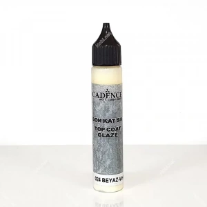 Cadence Top Coat Glaze (son Kat Sır) 024 Beyaz 25ml