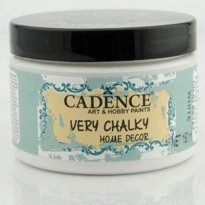Cadence Very Chalky Home Dekor Kadifemsi Mobilya Boyası 150ml 01 Beyaz