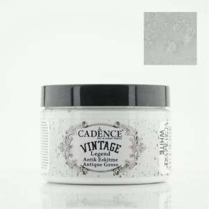 Cadence Vintage Antik Eskitme Boyası 150ml 01 Beyaz