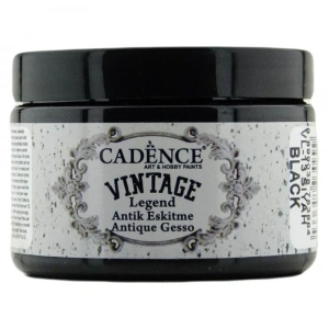 Cadence Vintage Legent Antik Eskitme Boyası 150ml 13 Siyah