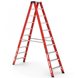 Çağsan A Tipi Çift Tarafı Geniş Fiberglas Merdiven (V6) 10 Basamaklı - BFC10