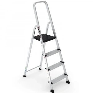 Çağsan Bergama Tablalı Alüminyum Merdiven 3+1 Basamaklı - BG3