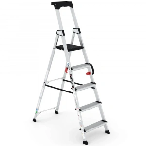 Çağsan Hazar Profesyonel Alüminyum Merdiven 4+1 Basamaklı - HA104