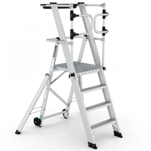 Çağsan Katlanır Platformlu Merdiven 10+1 Basamaklı - KPN10