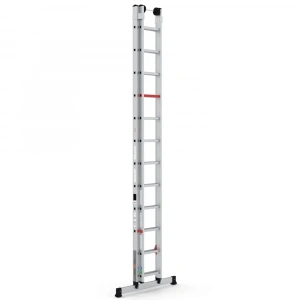 Çağsan Smart Level İki Parçalı Sürgülü Alüminyum Merdiven 2x12 Basamaklı - PRO_2x12