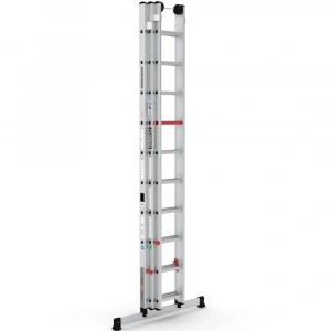 Çağsan Smart Level Üç Parçalı Sürgülü Alüminyum Merdiven 3x10 Basamaklı - PRO_3x10