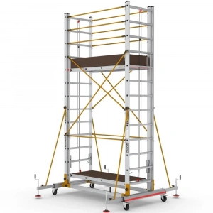 Çağsan Telesafe XL İki Parçalı Alüminyum İskele 2x11 Basamaklı - S006_XLN