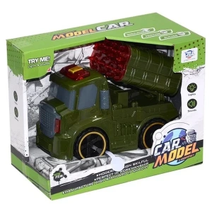 Canem Oyuncak Sürtmeli Sesli Işıklı Askeri Araçlar 8899-4A