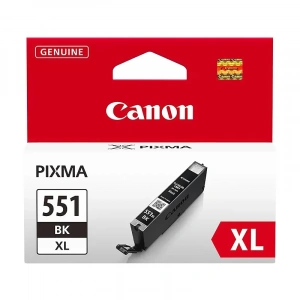 Canon Clı-551xl Bk Siyah Kartuş 665 Sayfa Yüksek Kapasite (mg5450 İp7250 Mg7550 İx6850 İp8750)