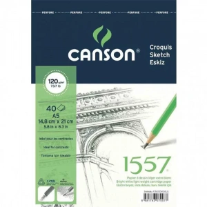 Canson 1557 A5 40 Yp Resim Ve Çizim Blok 12040a5