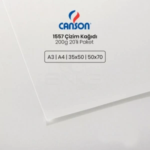 Canson 1557 Çizim Kağıdı 200g 20li Paket