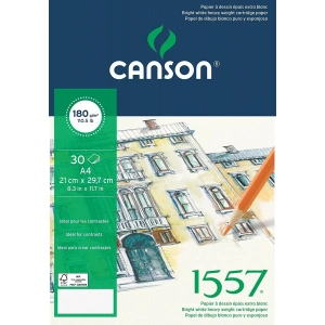 Canson 1557 Eskiz Çizim Defteri A4 180gr 20yp Spiralli