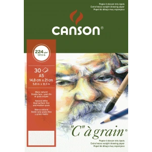 Canson Ca Grain Eskiz Çizim Defteri A5 224gr 30yp