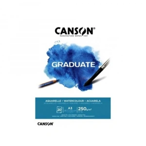 Canson Graduate Aquarelle Defter A3 250gr 20yp