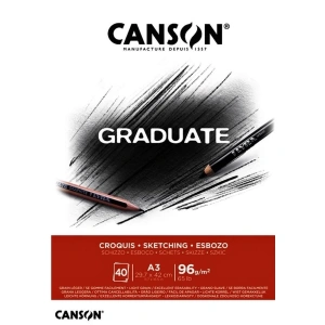 Canson Graduate Croquis Eskiz Defter A3 96gr 40yp