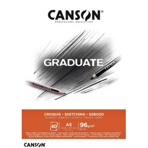 Canson Graduate Croquis Eskiz Defter A5 96gr 40yp