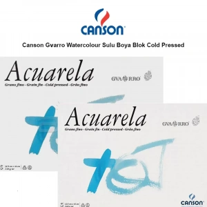 Canson Gvarro Watercolour Sulu Boya Blok Cold Pressed 240g 20 Yaprak