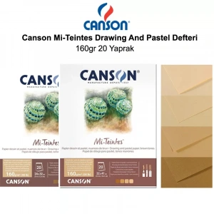 Canson Mi-teintes Drawing And Pastel Defteri 160g 20 Yaprak