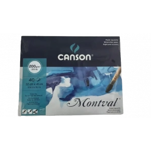 Canson Montval Sulu Boya Defteri (32x41cm) 200gr 40yp