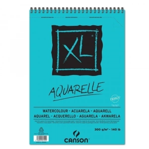Canson XL Aquarelle Sulu Boya Çizim Defteri A4 300gr 30yp Spiralli