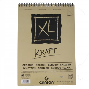 Canson XL Kraft Croquis Eskiz Defter A3 90gr 60yp