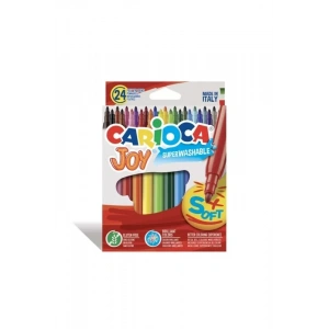 CARİOCA 40615 JOY SÜPER YIKANABİLİR KEÇELİ KALEM 24 RENK