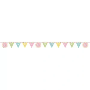 Carousel Partisi Baby Shower Bayrak Afiş