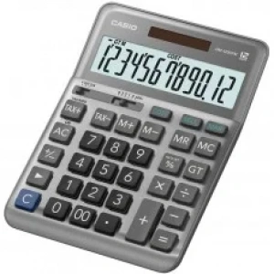 CASİO DM-1200 FM MASA ÜSTÜ HESAP MAKİNESİ 12 HANE METAL YÜZEY BÜYÜK BOY (TAX ÇİFT HAFIZA)