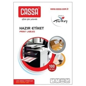 Cassa 1036 Laser Etiket 45x30mm 36x100 3600 Adet