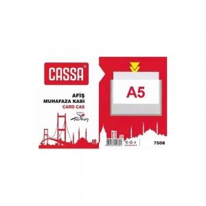 Cassa 7508 A5 Afiş Muhafaza Kabı