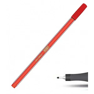 Cassa 9812 Fineliner Keçe Uçlu Kalem 0.4mm Kırmızı