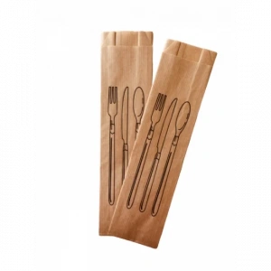 ÇATAL KAŞIK BASKILI ÇİZGİLİ ŞAMUA KESE KAĞIDI 7X28 CM - 2 KG