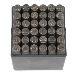 Çelik Harf 36 Parça 8 Mm