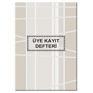 Cem Matbaa Üye Kayıt Defteri 40 Yaprak