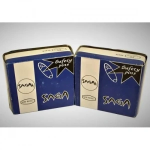 Çengelli İğne Saga 1728lik Siyah 00 (22mm)