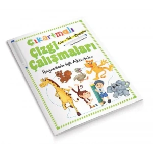 Çıkartmalı Çizgi Çalışması Ema Hayvanlar