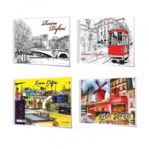 ÇINAR 34x48 SPİRALLİ RESİM DEFTERİ 30 YP KARTON KAPAK 33010