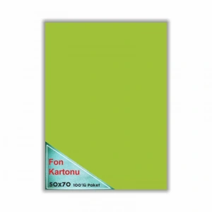 Çınar Fon Kartonu Açık Yeşil 48x68 100lü 50012