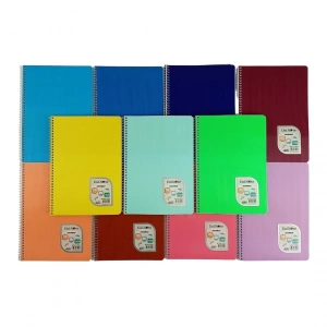 Çınar Uni Note PP Kapak Spiralli Okul Defteri Colormaxi 17x24cm 96yp Çizgili