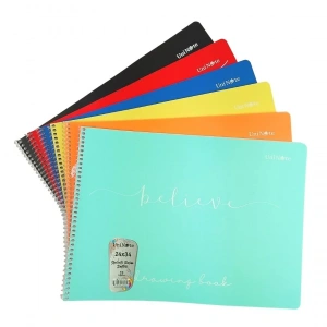 Çınar Uni Note PP Kapak Spiralli Resim Defteri 24x34cm 25yp Perforajlı