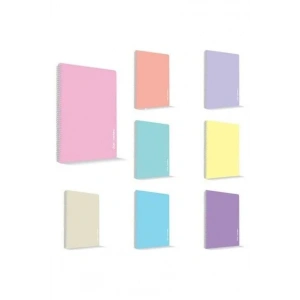 Çınar Uninote Pastel Spiralli A4 72 Yaprak Çizgili Defter 71904