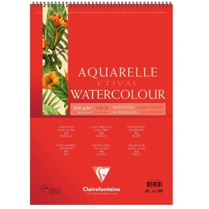 Clairefontaine Etival Suluboya Defteri (A3) 300gr 30 Sayfa