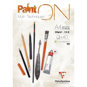 Clairefontaine Painton Teknik Çizim Defteri (A4) 250gr 40 Sayfa