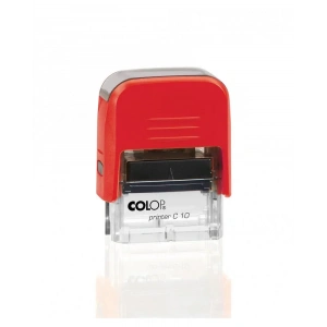 COLOP PRINTER C10 KIRMIZI KASA SİYAH KEÇE - 10X27MM